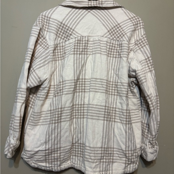 THE BC CLOTHING CO Plaid Button-Up Shacket - Picture 2 of 4